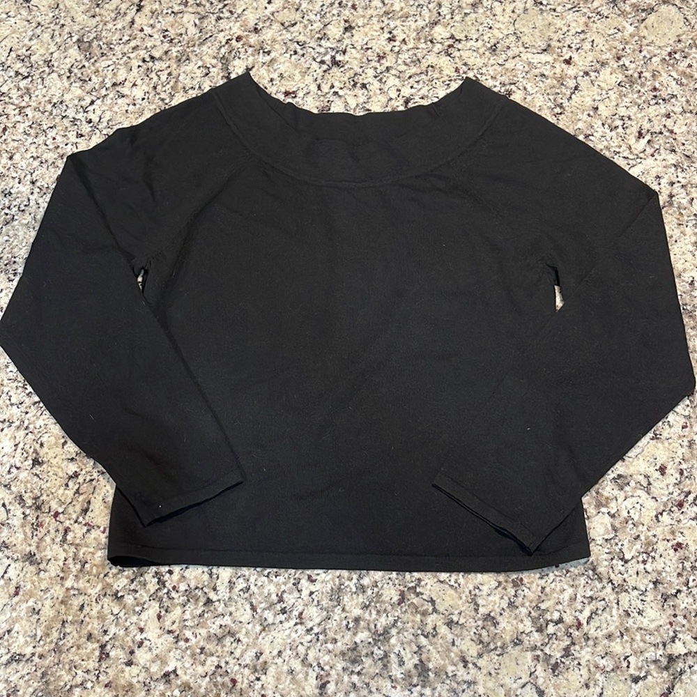 Liz Claiborne Womens Sweater Size XL Black NWT